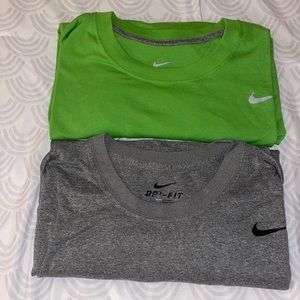 Set of 2 Nike Dri Fit Shirts